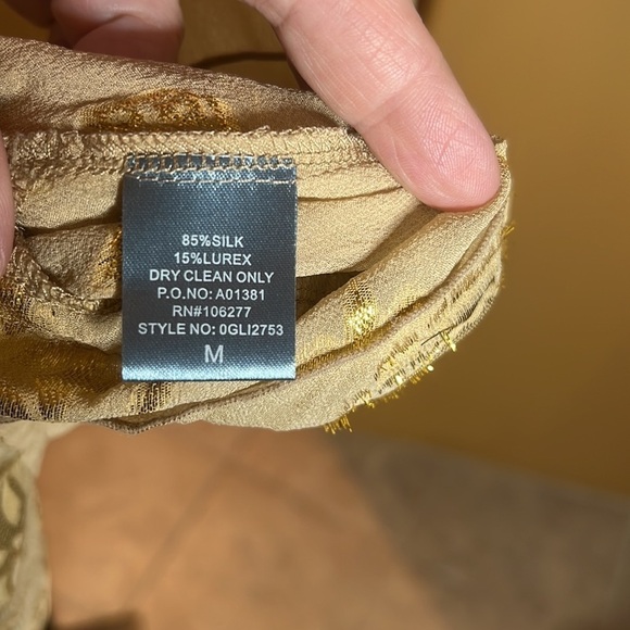 Hale Bob Beaded Sheer Silk Tunic Blouse Size Medium - Picture 7 of 9